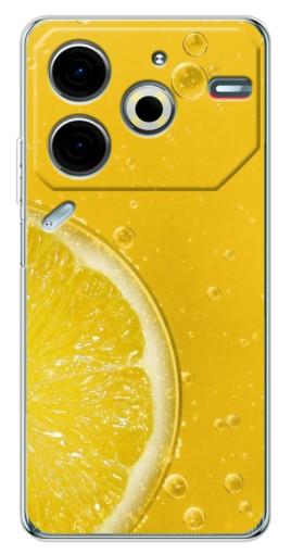 Силиконовый чехол с изображением "Сочный лимон" для Tecno Pova 6 Neo 5G