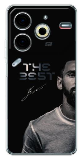 Силиконовый чехол с изображением "The Best Messi" для Tecno Pova 6 Neo 5G