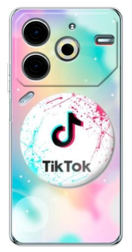 Чехол с принтом "TikTok принт" для Tecno Pova 6 Neo 5G
