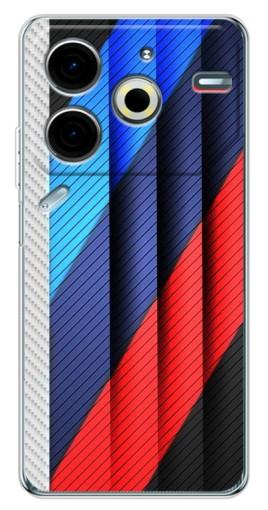Чехол с печатью "Цвета лого БМВ" для Tecno Pova 6 Neo 5G