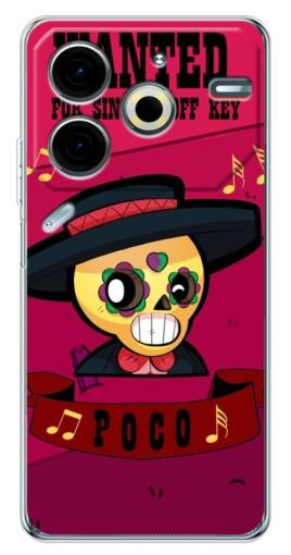 Чехол с принтом "WANTED POCO" для Tecno Pova 6 Neo 5G