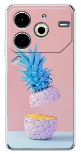 Чехол с печатью "Яркий ананас" для Tecno Pova 6 Neo 5G