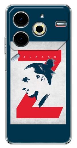 Чехол с печатью "Zlatan" для Tecno Pova 6 Neo 5G