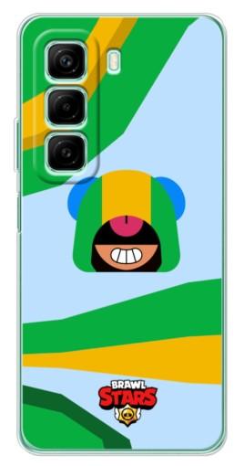 Силиконовый чехол с изображением "Арт Леон" для Infinix Hot 50