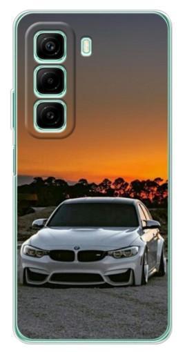 Чехол с принтом "BMW белая" для Infinix Hot 50