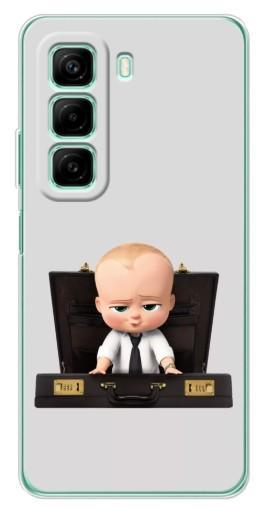 Чехол с картинкой "Босс с чемоданом" для Infinix Hot 50