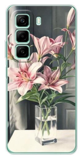 Силиконовый чехол с изображением "Букет лилии" для Infinix Hot 50