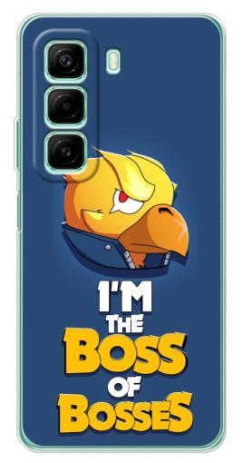 Чехол с принтом "Gold Boss" для Infinix Hot 50