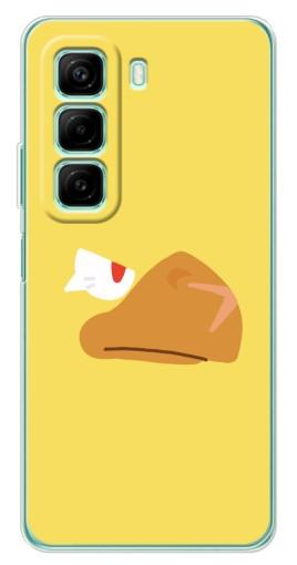Чехол с печатью "Gold Crow" для Infinix Hot 50