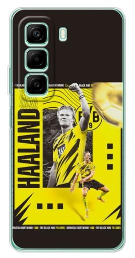 Чехол с принтом "Golden Haaland" для Infinix Hot 50