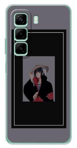 Чехол с картинкой "Итачи в рамке" для Infinix Hot 50