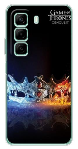 Силиконовый чехол с изображением "Корона" для Infinix Hot 50