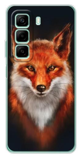 Чехол с печатью "Красивая лиса" для Infinix Hot 50