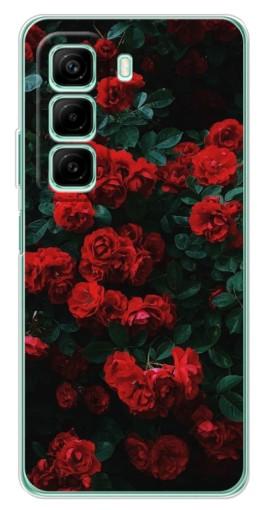 Чехол с принтом "Красные розы" для Infinix Hot 50