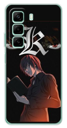 Чехол с печатью "Лайт Ягами Death Note" для Infinix Hot 50