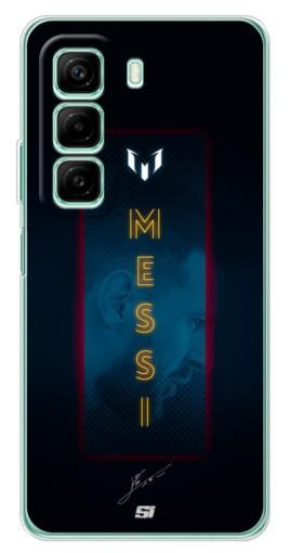 Чехол с картинкой "Логотип Месси" для Infinix Hot 50