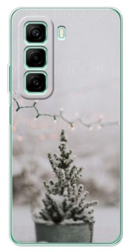 Силиконовый чехол с изображением "Маленькая елка" для Infinix Hot 50