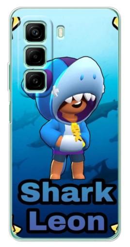 Силиконовый чехол с изображением "Shark Leon" для Infinix Hot 50