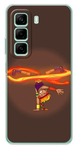 Чехол с печатью "Танцующая Амбер" для Infinix Hot 50