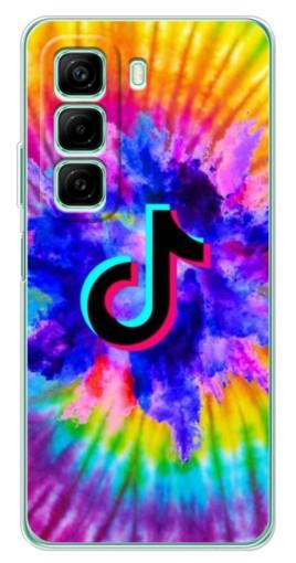 Силиконовый чехол с изображением "TikTok в красках" для Infinix Hot 50