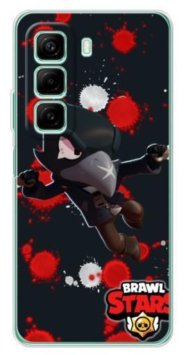 Силиконовый чехол с изображением "Ворон Бравл Старс" для Infinix Hot 50