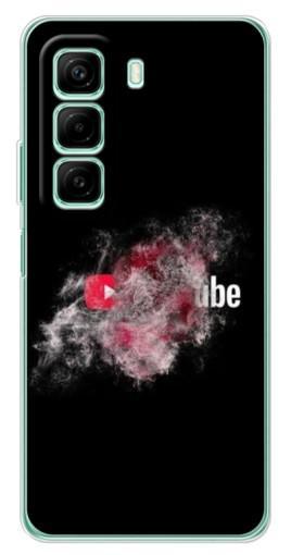 Чехол с картинкой "Яркий Ютуб" для Infinix Hot 50