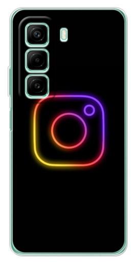Силиконовый чехол с изображением "Значок Инсты" для Infinix Hot 50