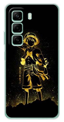 Чехол с печатью "Золотой Де Луффи" для Infinix Hot 50