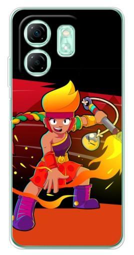 Чехол с картинкой "Амбер в дуэли" для Infinix Smart 9