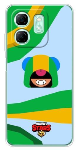 Чехол с принтом "Арт Леон" для Infinix Smart 9