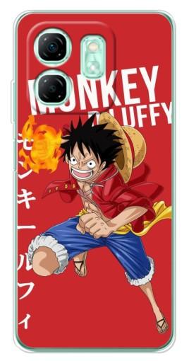 Чехол с принтом "Атакующий D Luffy" для Infinix Smart 9