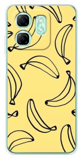 Чехол с принтом "Бананчики" для Infinix Smart 9