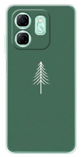 Чехол с печатью "Белая елка" для Infinix Smart 9