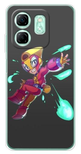 Силиконовый чехол с изображением "Боец MAX" для Infinix Smart 9