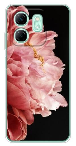 Силиконовый чехол с изображением "Большой пион " для Infinix Smart 9