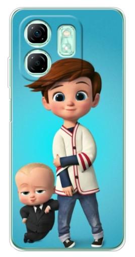 Силиконовый чехол с изображением "Boss and Boy" для Infinix Smart 9