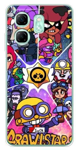 Чехол с печатью "Brawl заставка" для Infinix Smart 9
