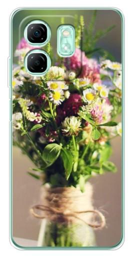 Силиконовый чехол с изображением "Букет полевых цветов" для Infinix Smart 9