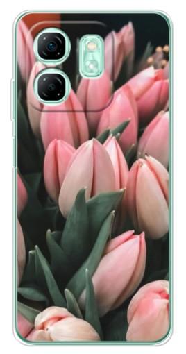 Силиконовый чехол с изображением "Букет тюльпанов" для Infinix Smart 9