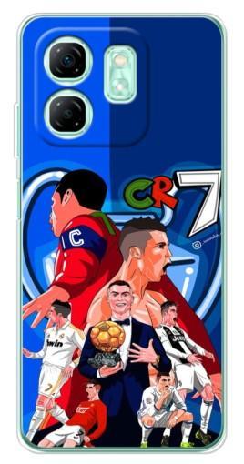 Силиконовый чехол с изображением "CR7" для Infinix Smart 9