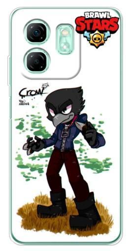 Чехол с принтом "Crow" для Infinix Smart 9
