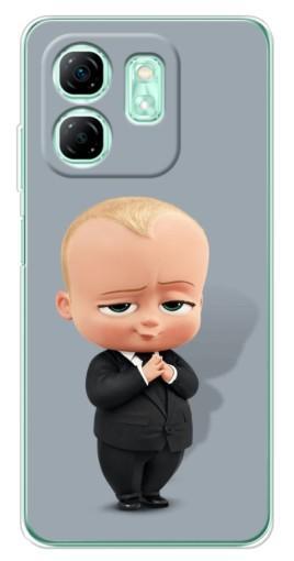Чехол с печатью "Деловой ребенок" для Infinix Smart 9