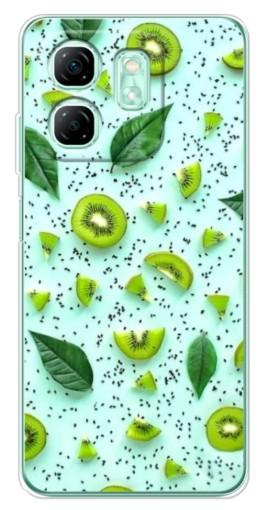 Чехол с печатью "Фон киви" для Infinix Smart 9