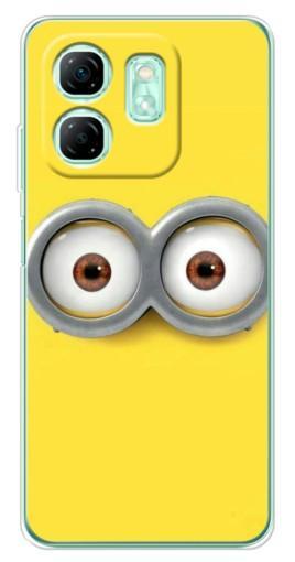 Силиконовый чехол с изображением "Глаза Боба миньона" для Infinix Smart 9