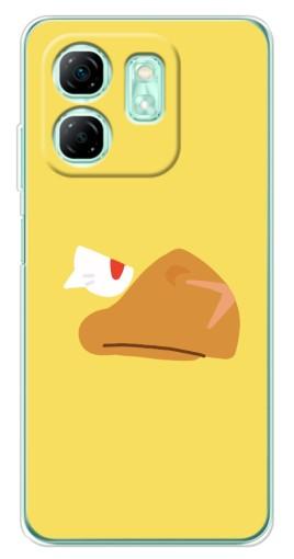 Чехол с картинкой "Gold Crow" для Infinix Smart 9