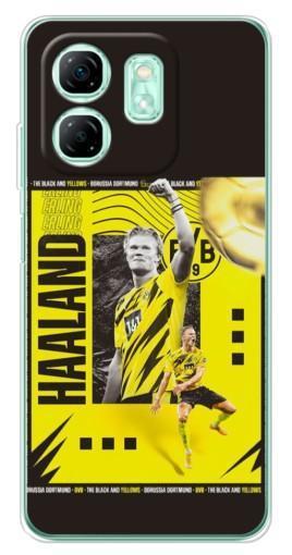 Чехол с принтом "Golden Haaland" для Infinix Smart 9