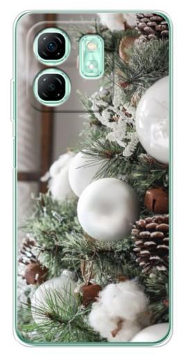 Чехол с печатью "Игрушки на елке" для Infinix Smart 9