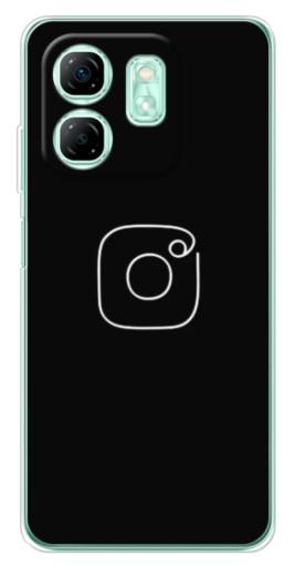 Силиконовый чехол с изображением "Инстаграм" для Infinix Smart 9
