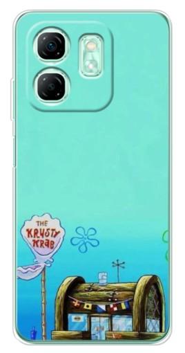 Чехол с картинкой "Krusty Krab" для Infinix Smart 9
