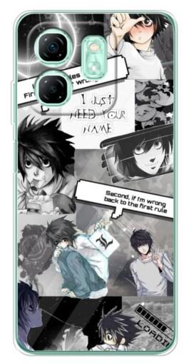 Чехол с принтом "L - Death note" для Infinix Smart 9